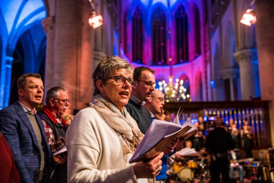Grote Kerk toneel voor tv-opname ‘Nederland zingt’