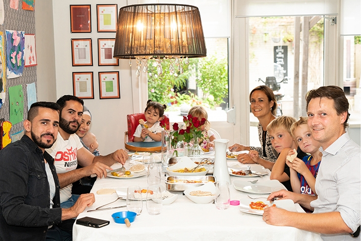 Gastvrije paasbrunch voor vluchtelingen