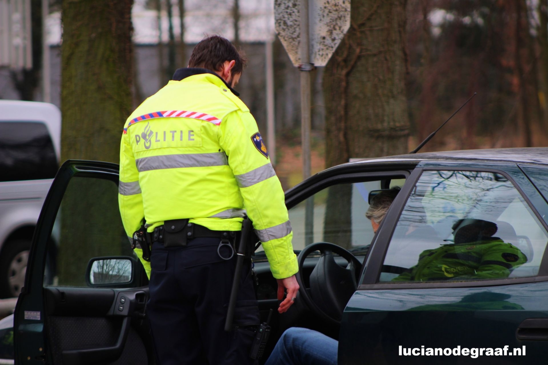 Deventerse politie houdt grote verkeerscontrole