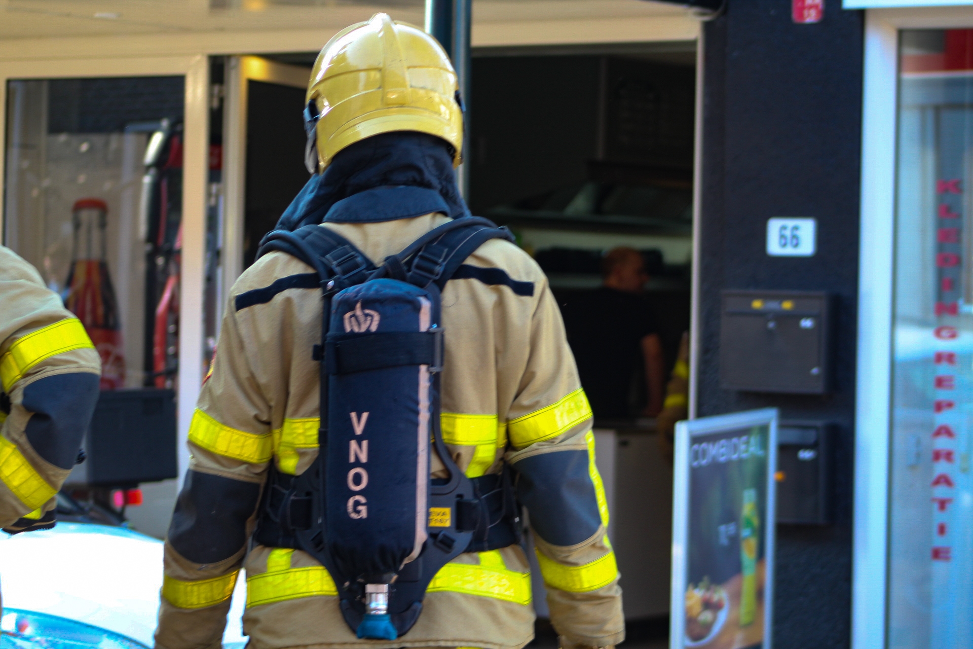 Cafetaria tijdelijk dicht door brand