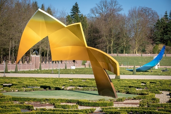 Spannend contrast in barokke tuin