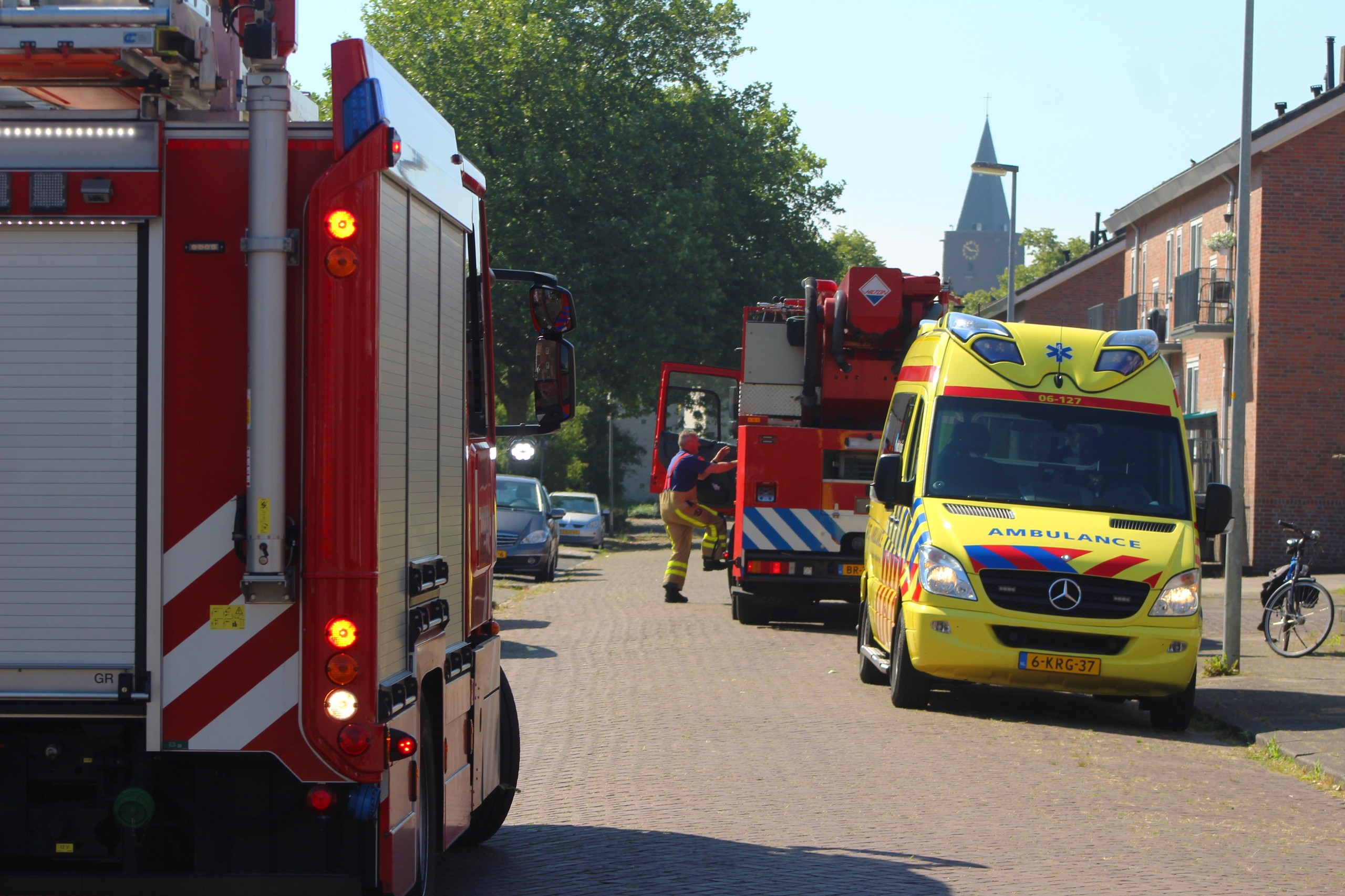 Brandweer komt ter assistentie van de ambulancedienst