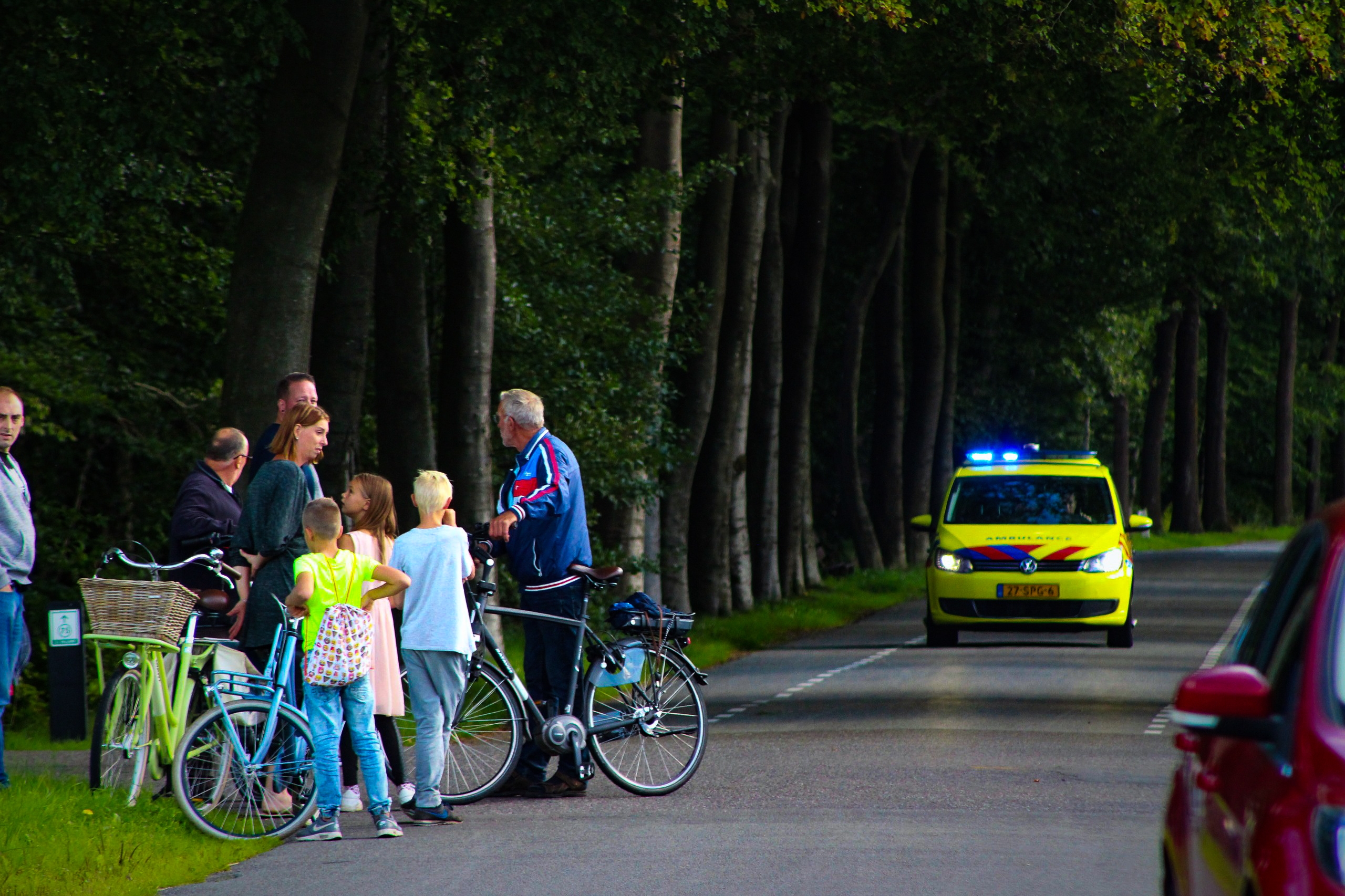 Motorrijder gewond na botsing met wild zwijn