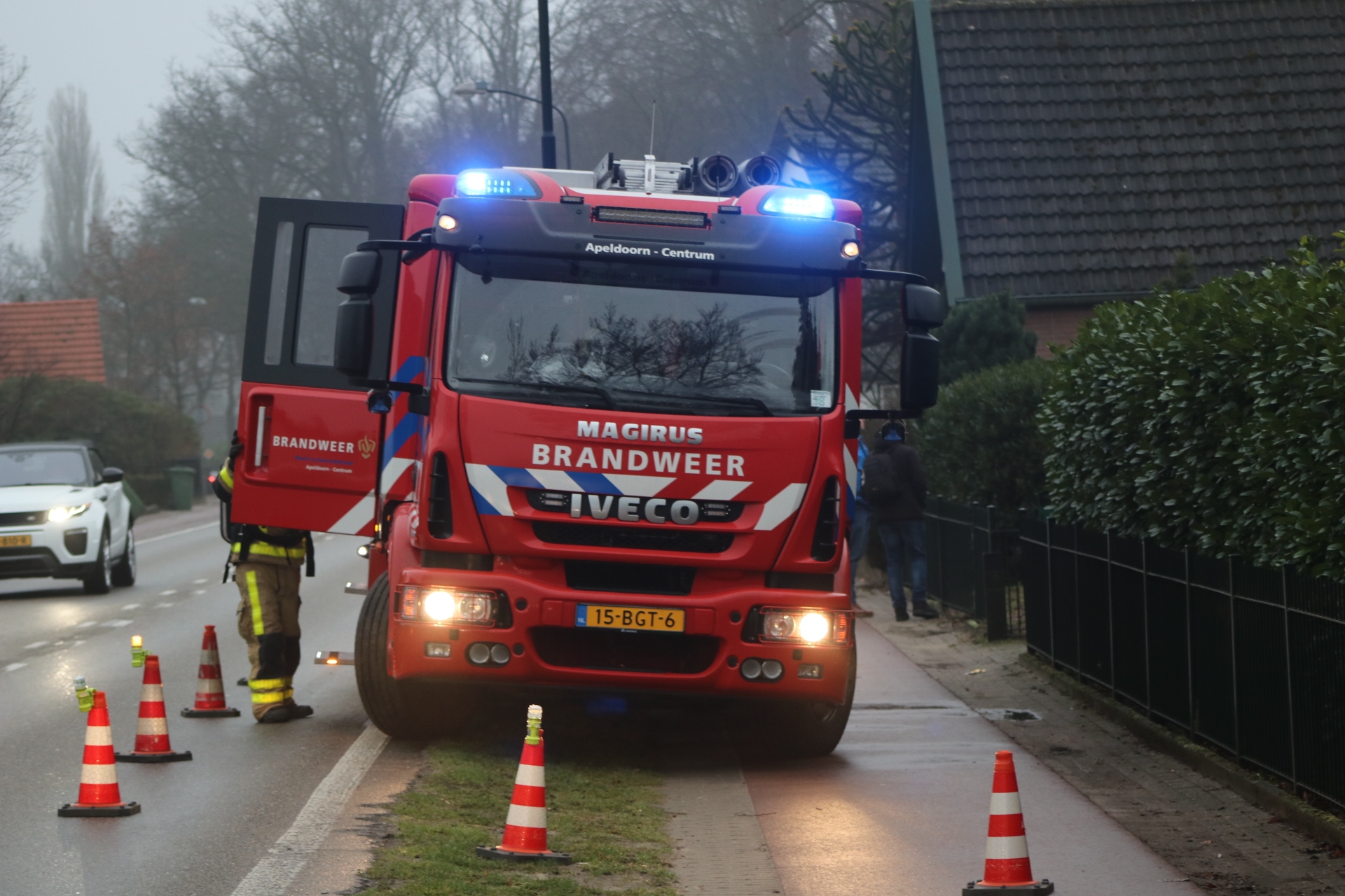 Buitenbrand snel onder controle