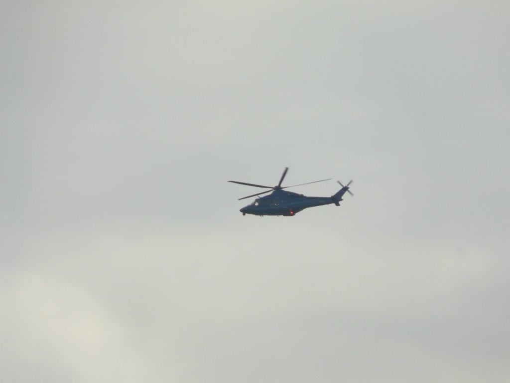 Politie helikopter geruime tijd boven Apeldoorn