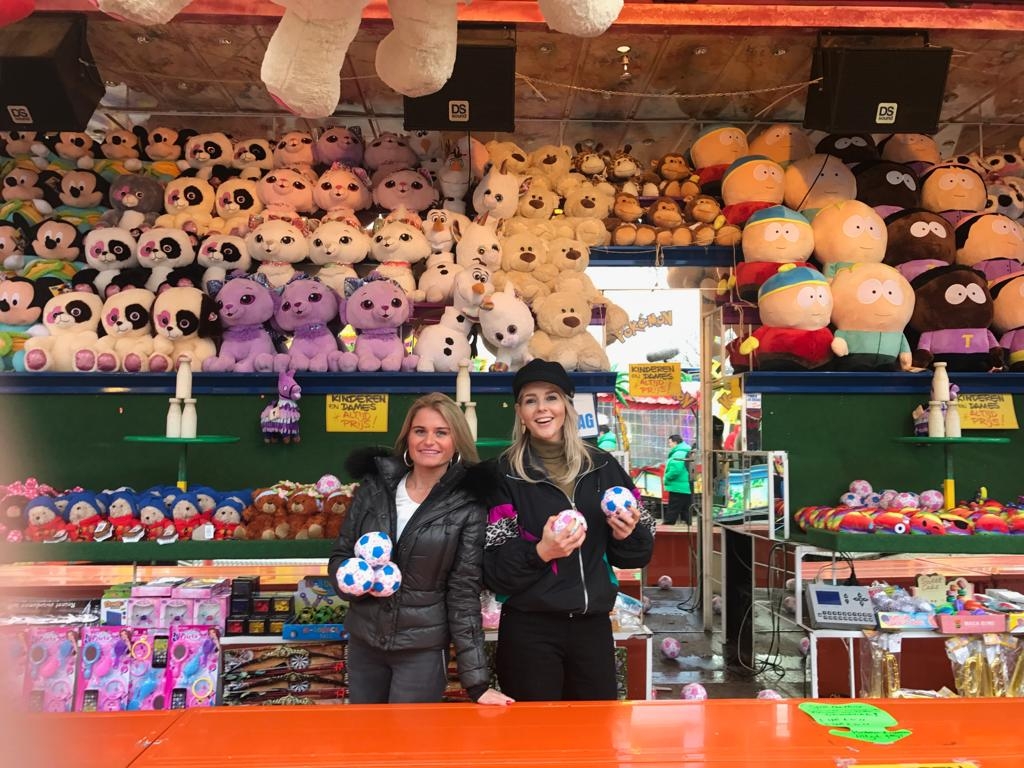 Chantal op de kermis!