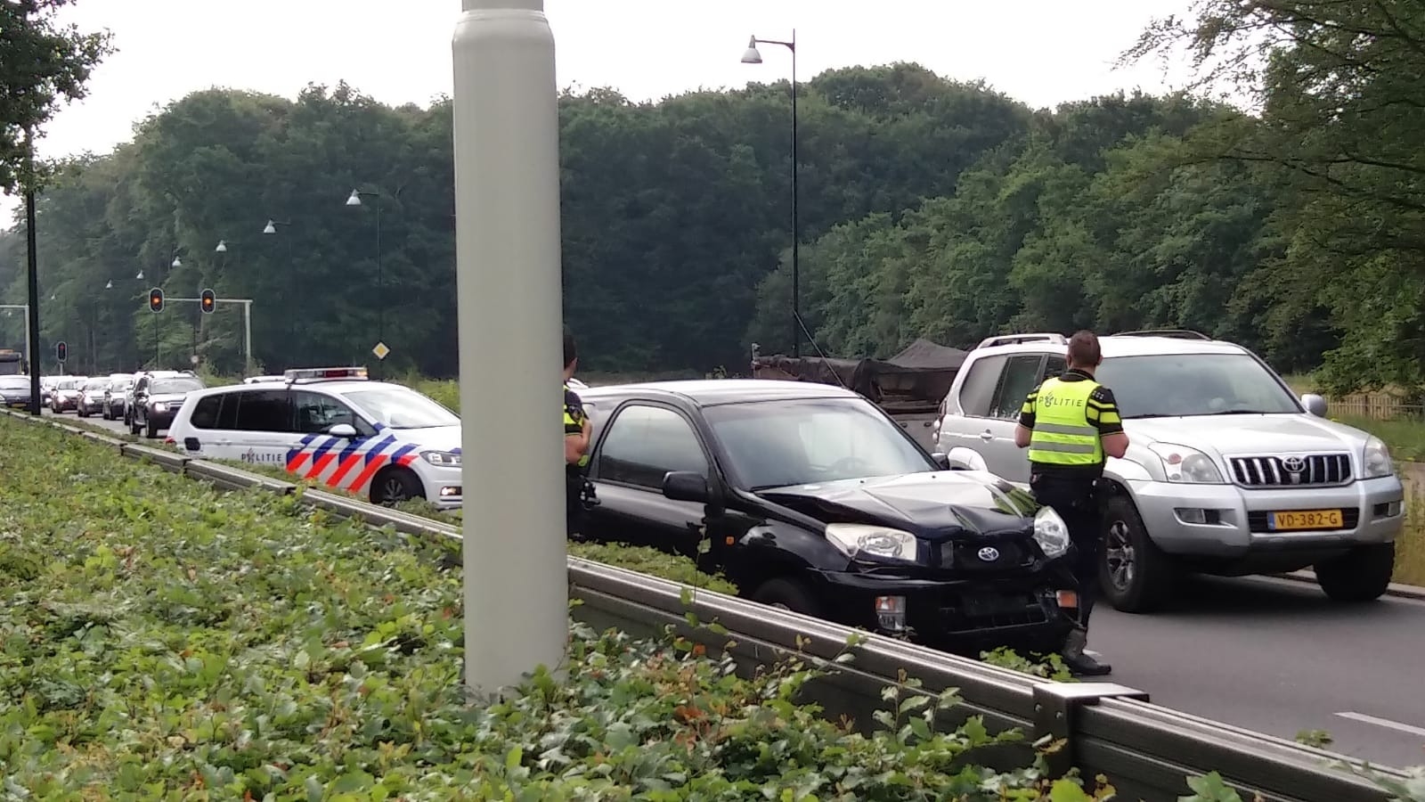 Ongeval op de Zutphensestraat in Apeldoorn