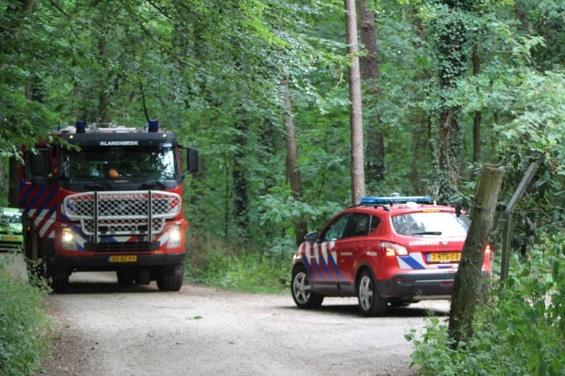 Bosbrandje aan de Wittekruisweg Lieren