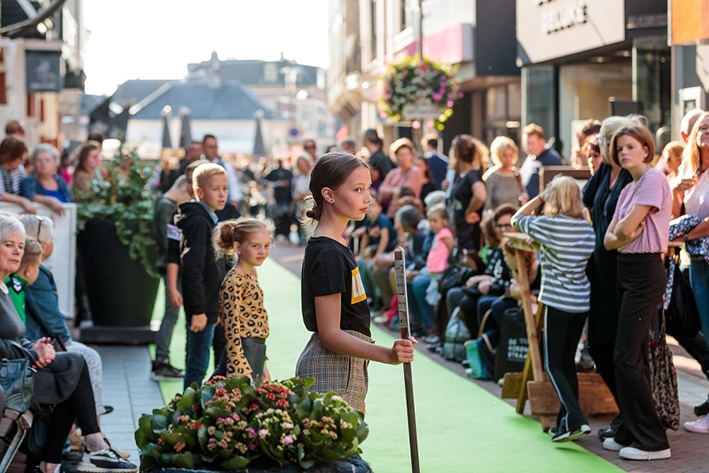 Nieuwste mode op de groene loper