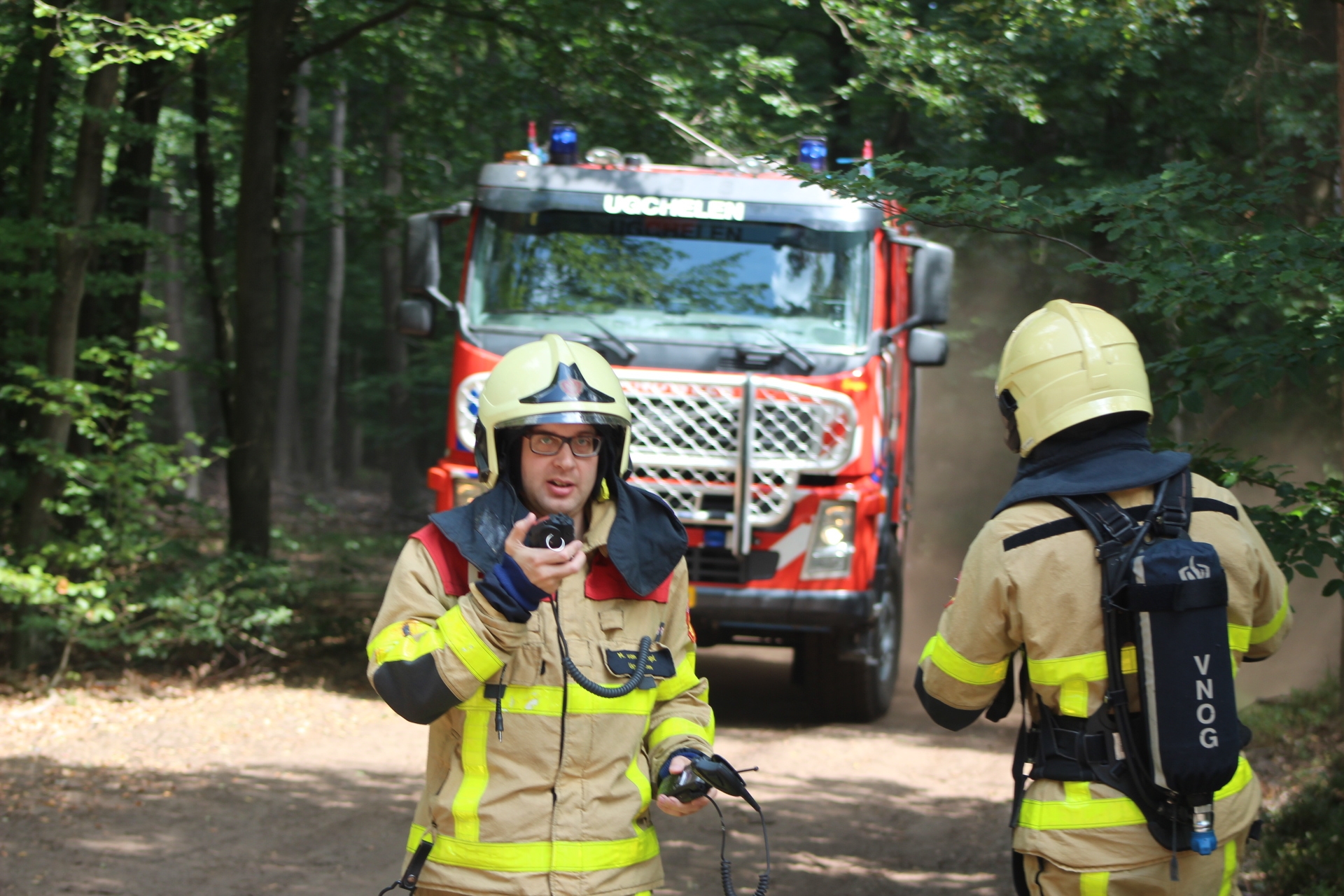 Grote heidebrand in Arnhem, verwoest 25 hectare.