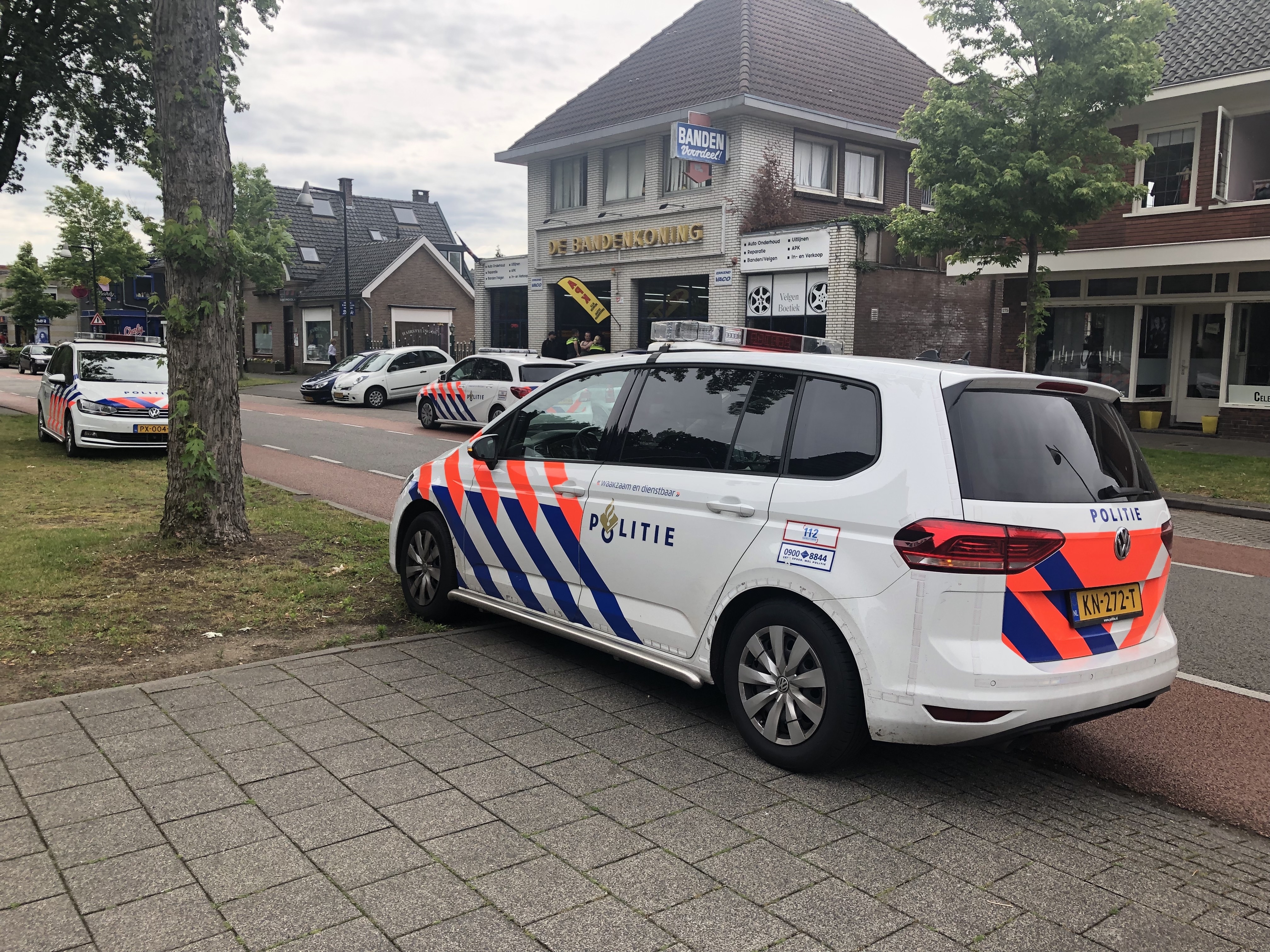Steekincident bij Bandenkoning in Apeldoorn