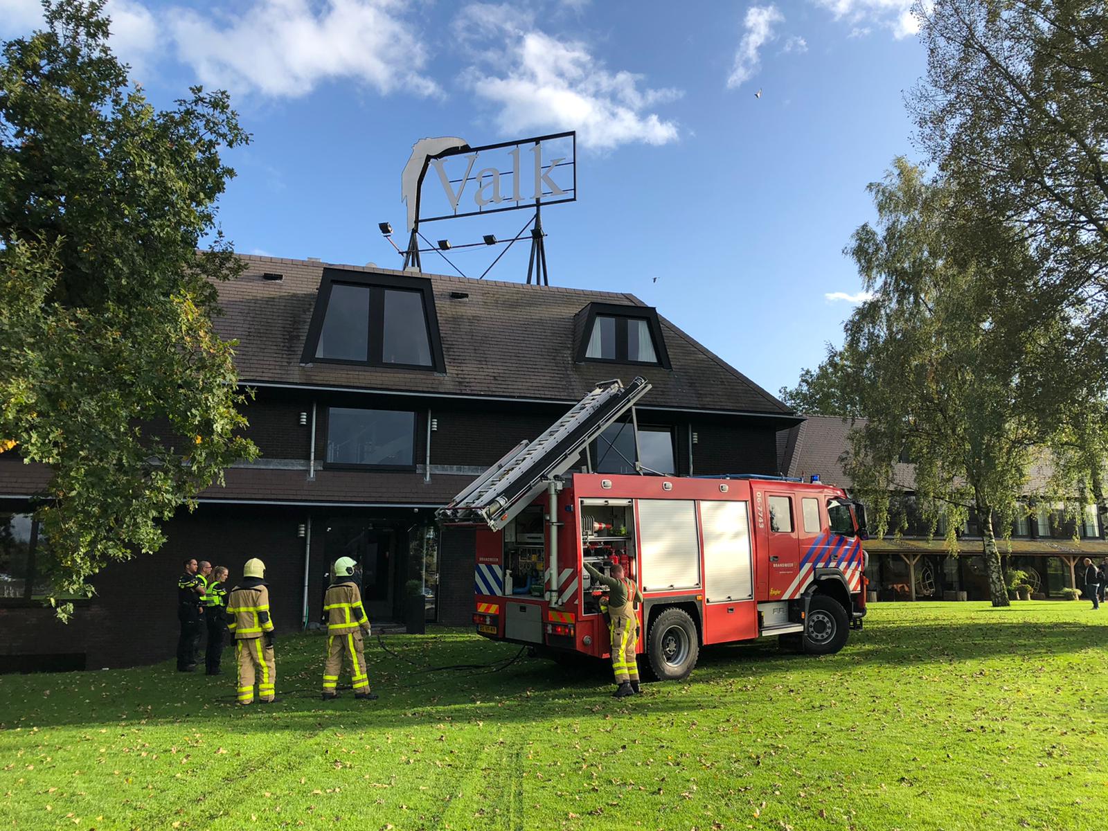 Brand bij Van der Valk Cantharel; pand werd snel ontruimd