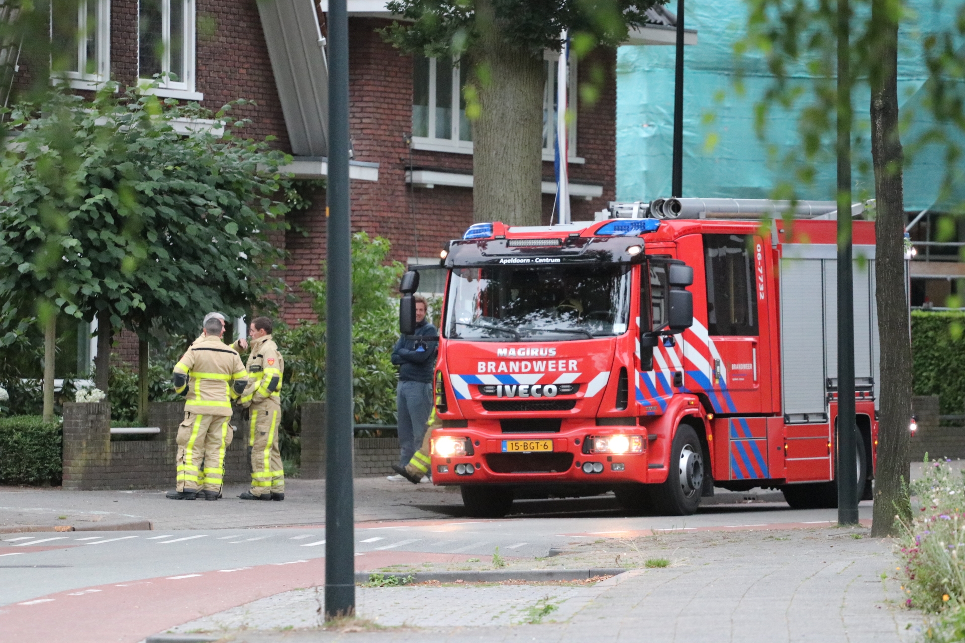 Gaslucht geroken bij woning Koninginnenlaan Apeldoorn