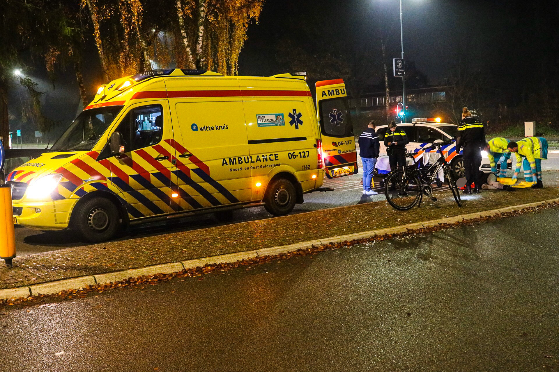 Opnieuw ongeval op de Sportlaan; Fietsster naar ziekenhuis