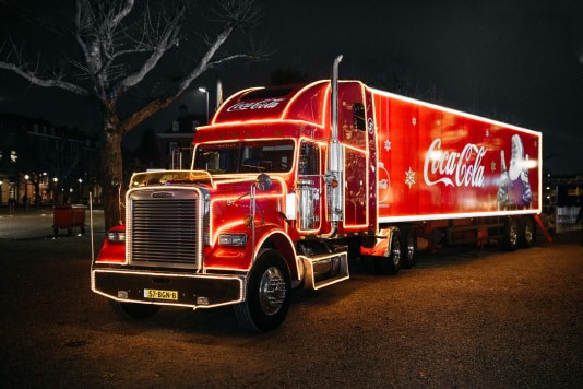 Coca-Cola kersttruck naar Apeldoorn