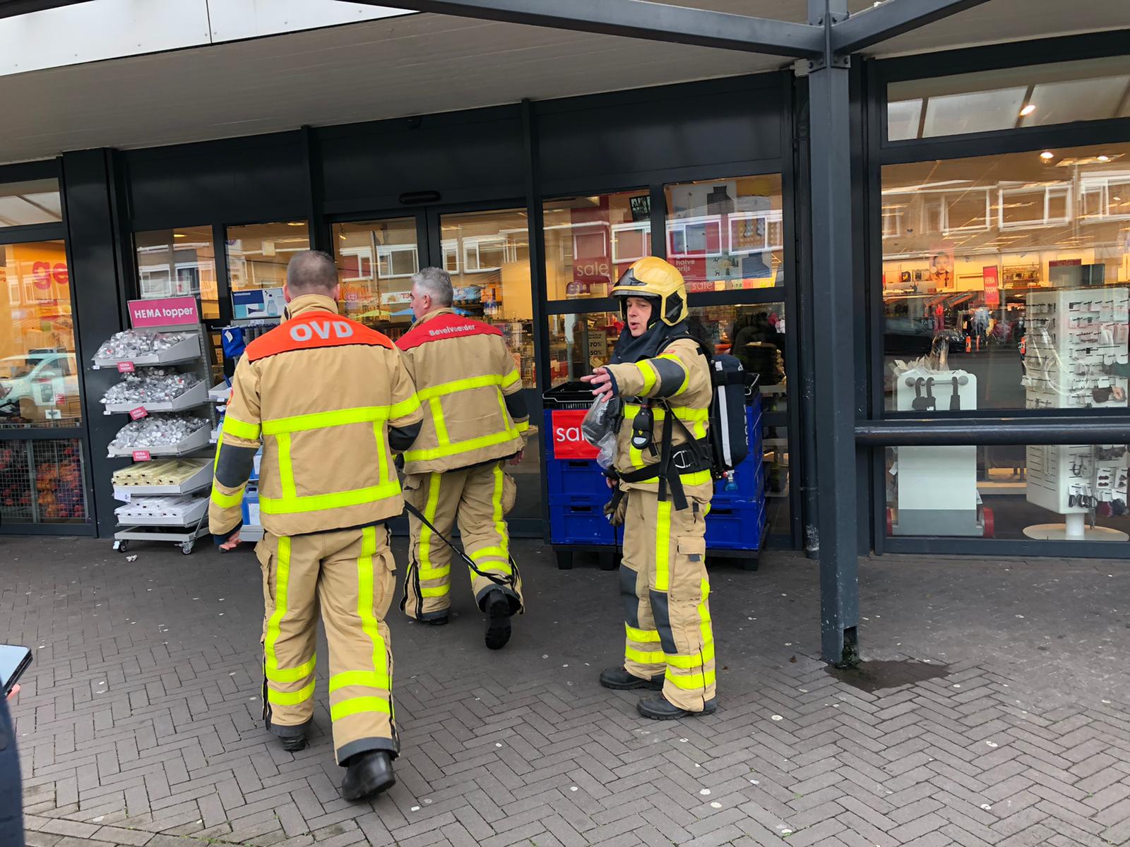 Hema korte tijd ontruimd door gaslucht