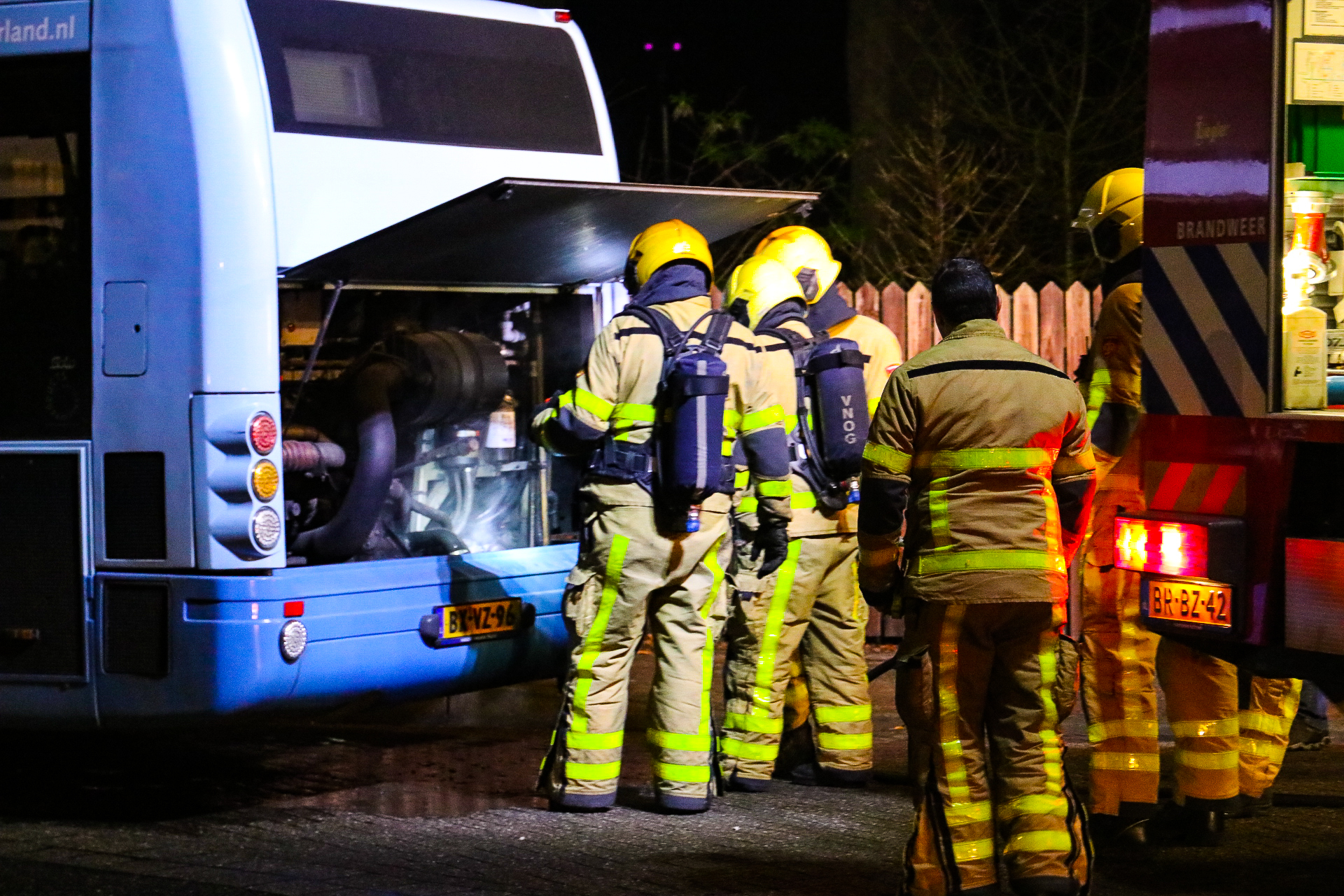 Brandje in bus; passagiers moeten bus verlaten