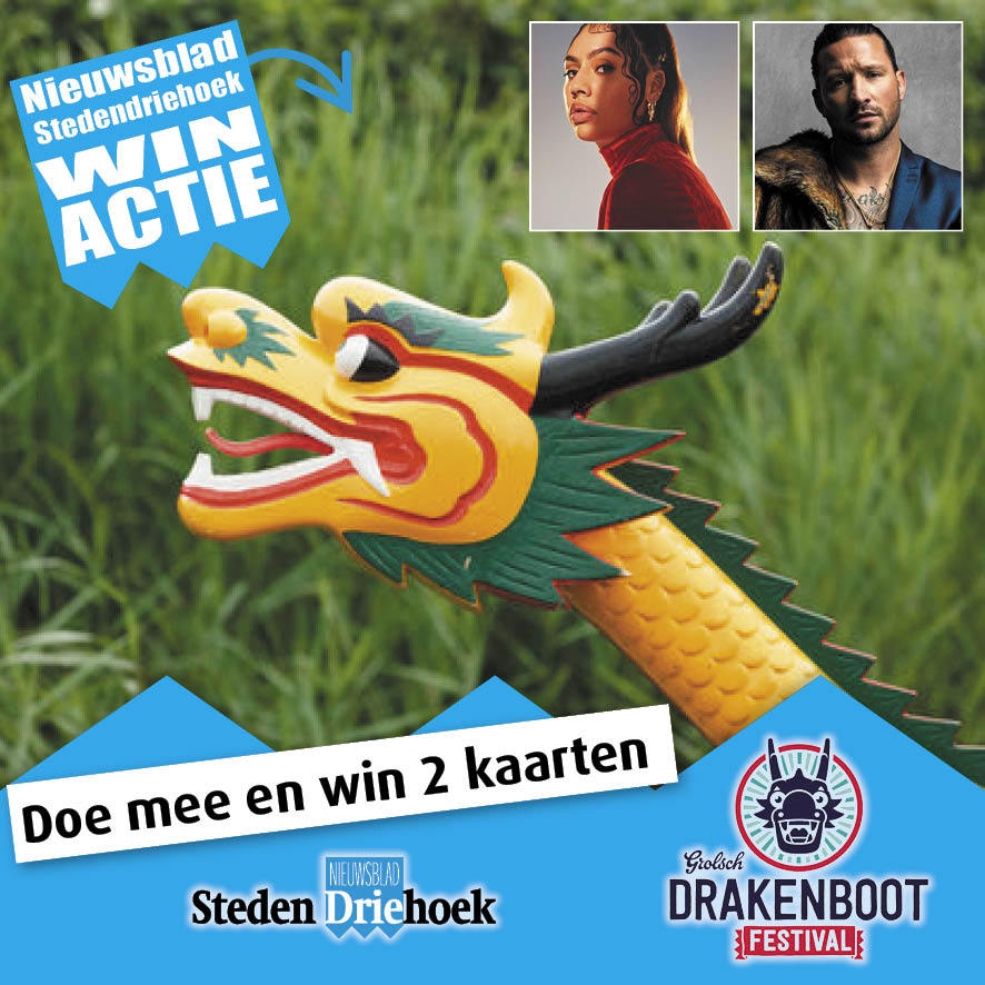 Win kaarten voor Drakenbootfestival Apeldoorn