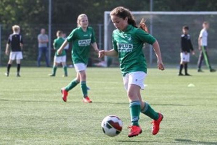 Meidenvoetbal bij Groen-Wit’62