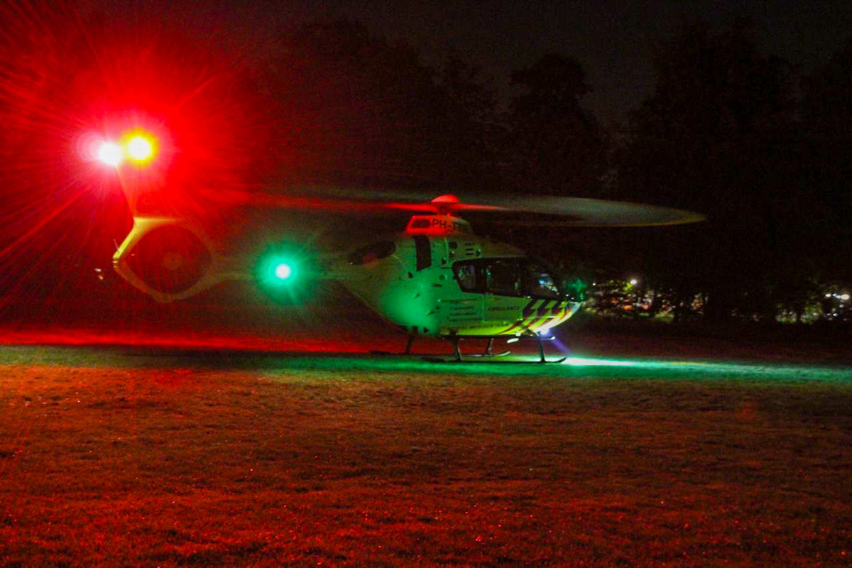 Waarom er vannacht een helikopter over Apeldoorn vloog