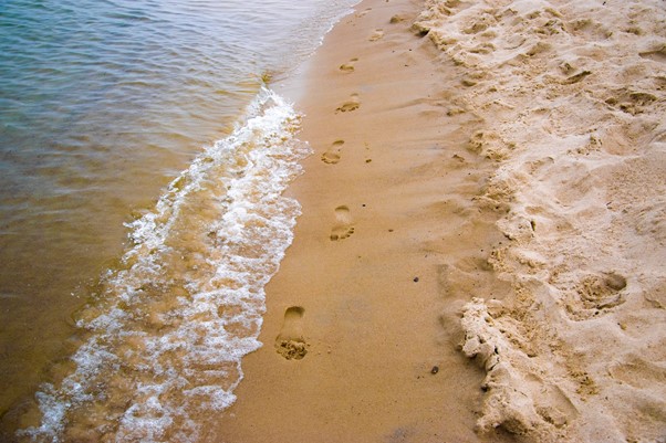 Naar het strand in de omgeving van Apeldoorn