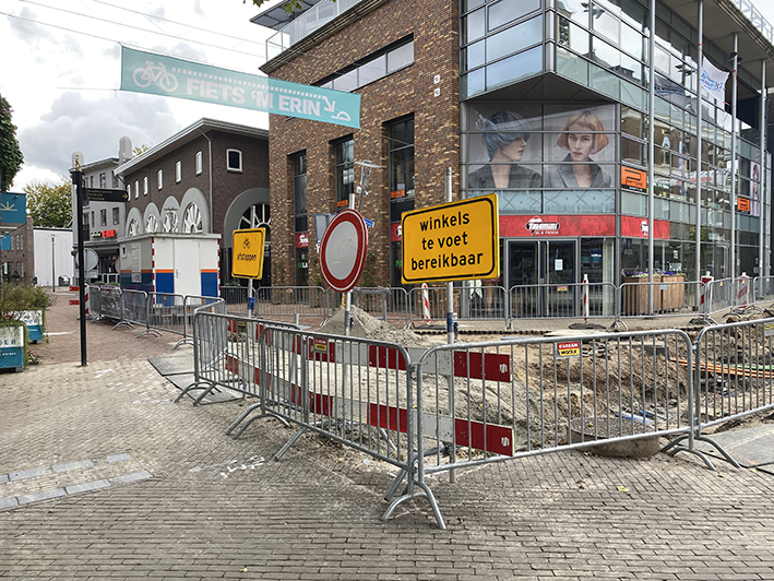 Werkzaamheden aan Marktstroom in Apeldoornse binnenstad hervat