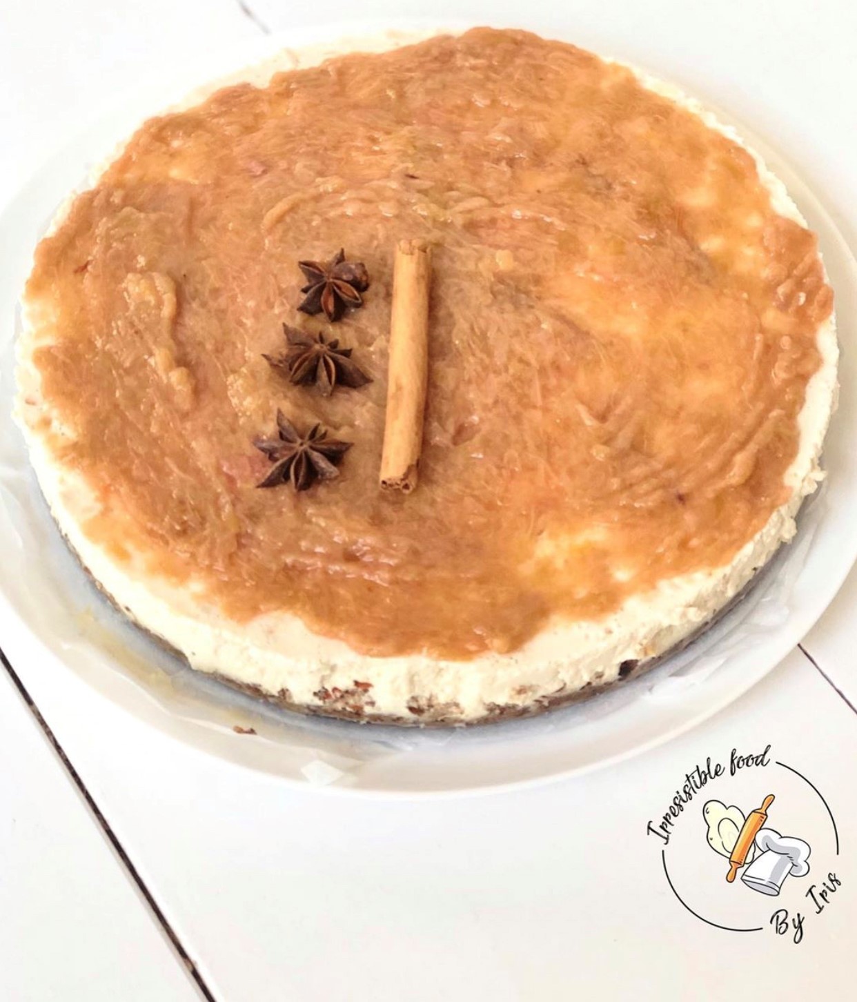 Recept | Herfst Rabarber Cheesecake