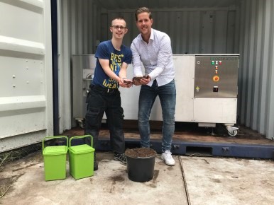 Cliënten maken compost van eigen gft-afval