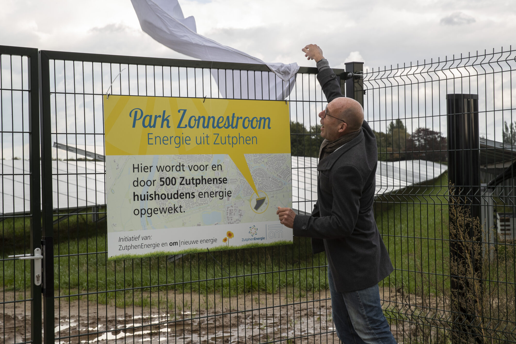 Trots op het grootste zonnepark in Zutphen