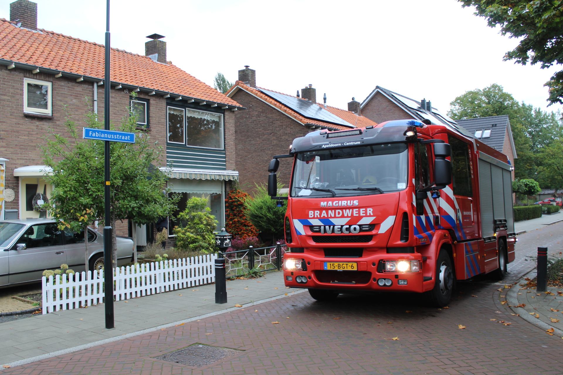 ‘Woningbrand’ aan de Fabianusstraat in Apeldoorn-Zuid