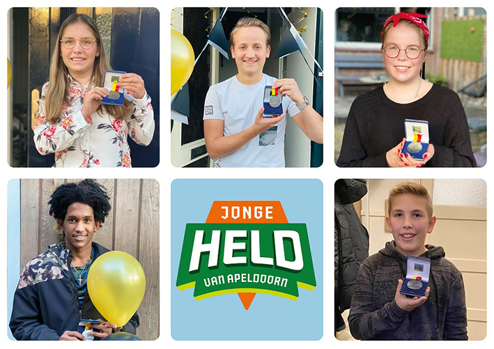 Jeugdlintje voor vijf Apeldoornse helden