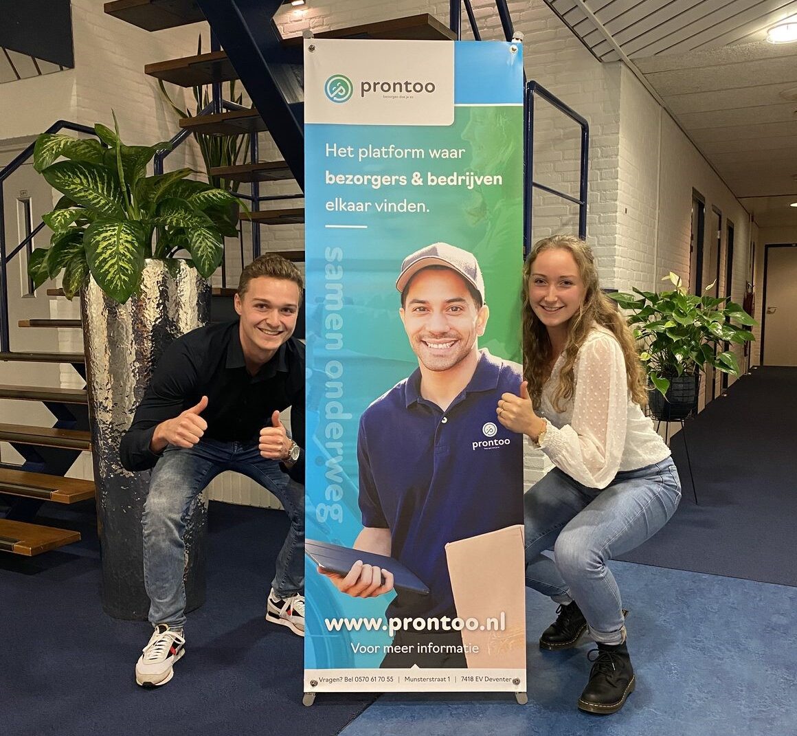 Prontoo: Platform voor bezorgers en bedrijven in Deventer