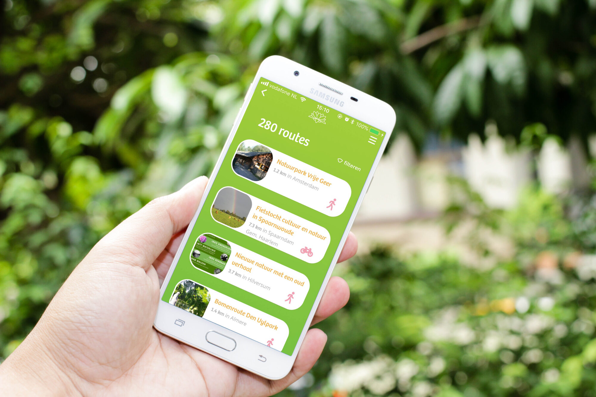 Op pad met digitale natuurgids