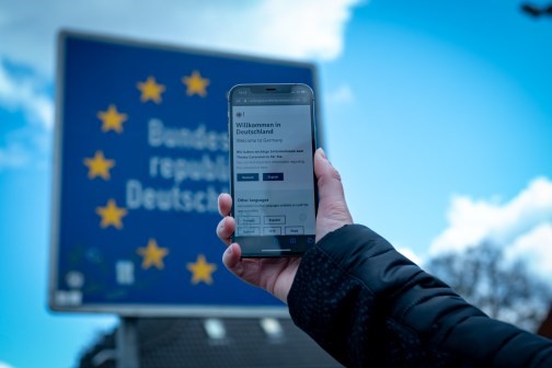 Gratis coronatest voor grensverkeer Duitsland