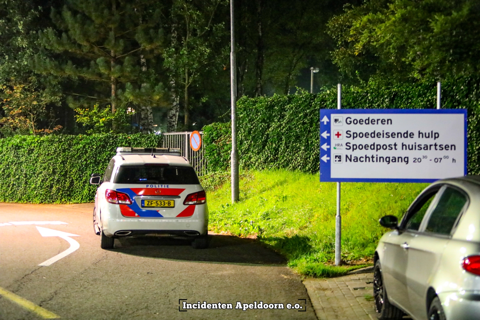 Waarschuwingsschot gelost bij aanhouding na poging tot doodslag op agenten bij ziekenhuis in Apeldoorn