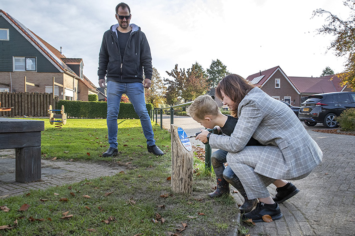 Gezonde speelplek met frisse lucht