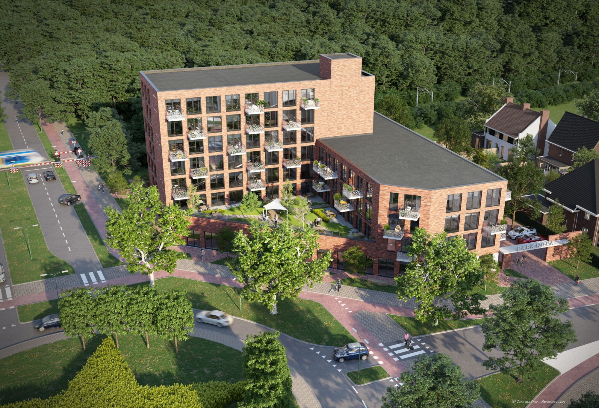 Park Nova: 54 appartementen en voorzieningen aan de Zwolseweg