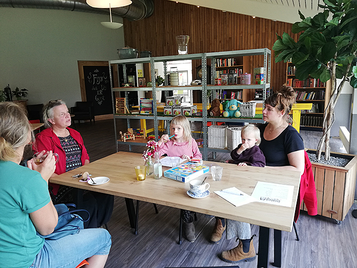 Ontmoetingsplek op nieuwe locatie
