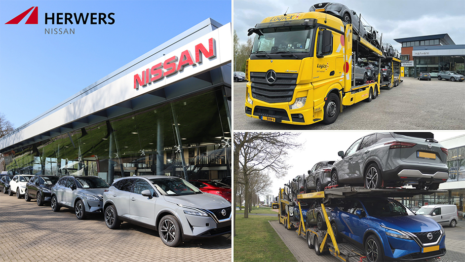 Herwers Nissan levert 200 auto’s aan Logicx