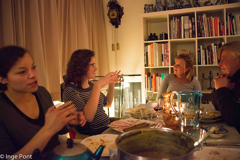 Hapje eten met vluchtelingen