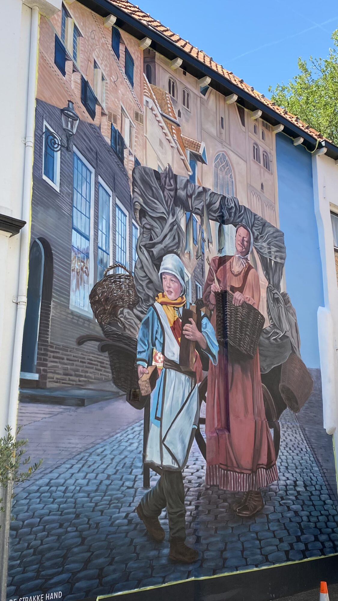 Muurschildering Hanzestad Deventer