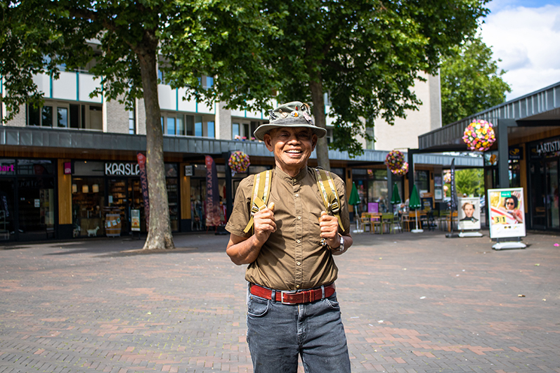 Ernest klaar voor de start