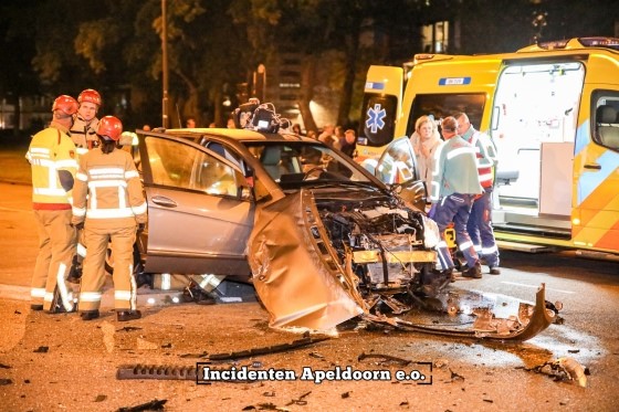 Vier gewonden bij zwaar ongeluk in Apeldoorn
