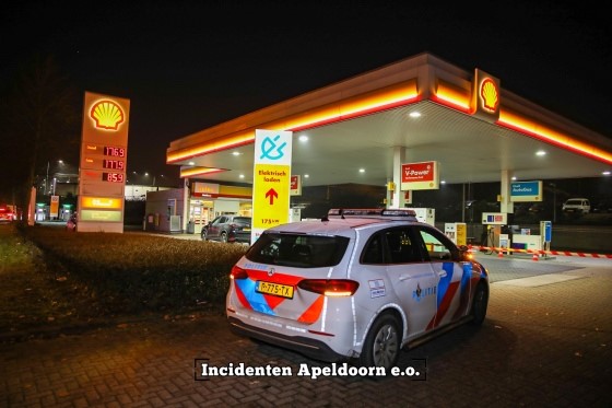 Overval op Shell tankstation in Apeldoorn