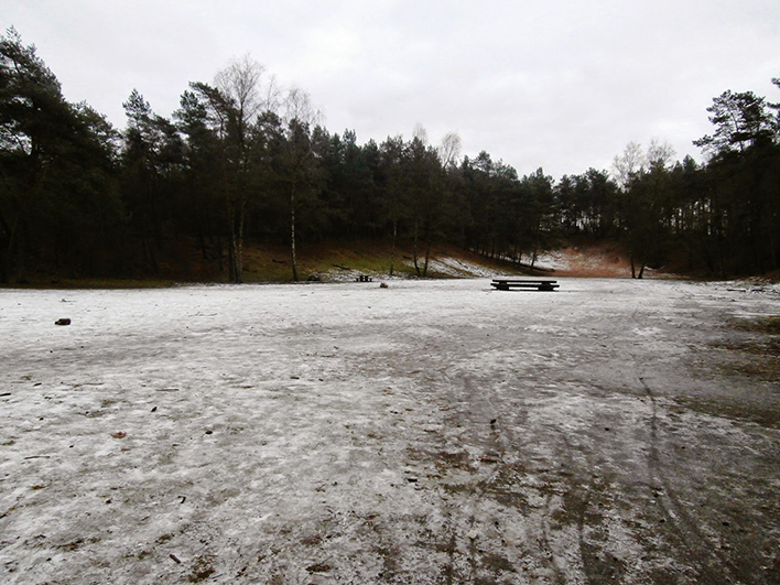 Winterse fietstocht