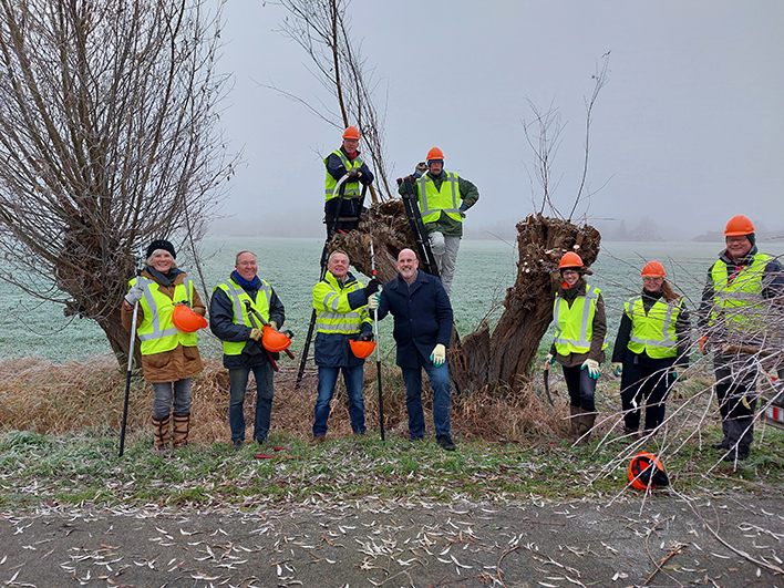 Duurzaam bomen knotten in Vierakker