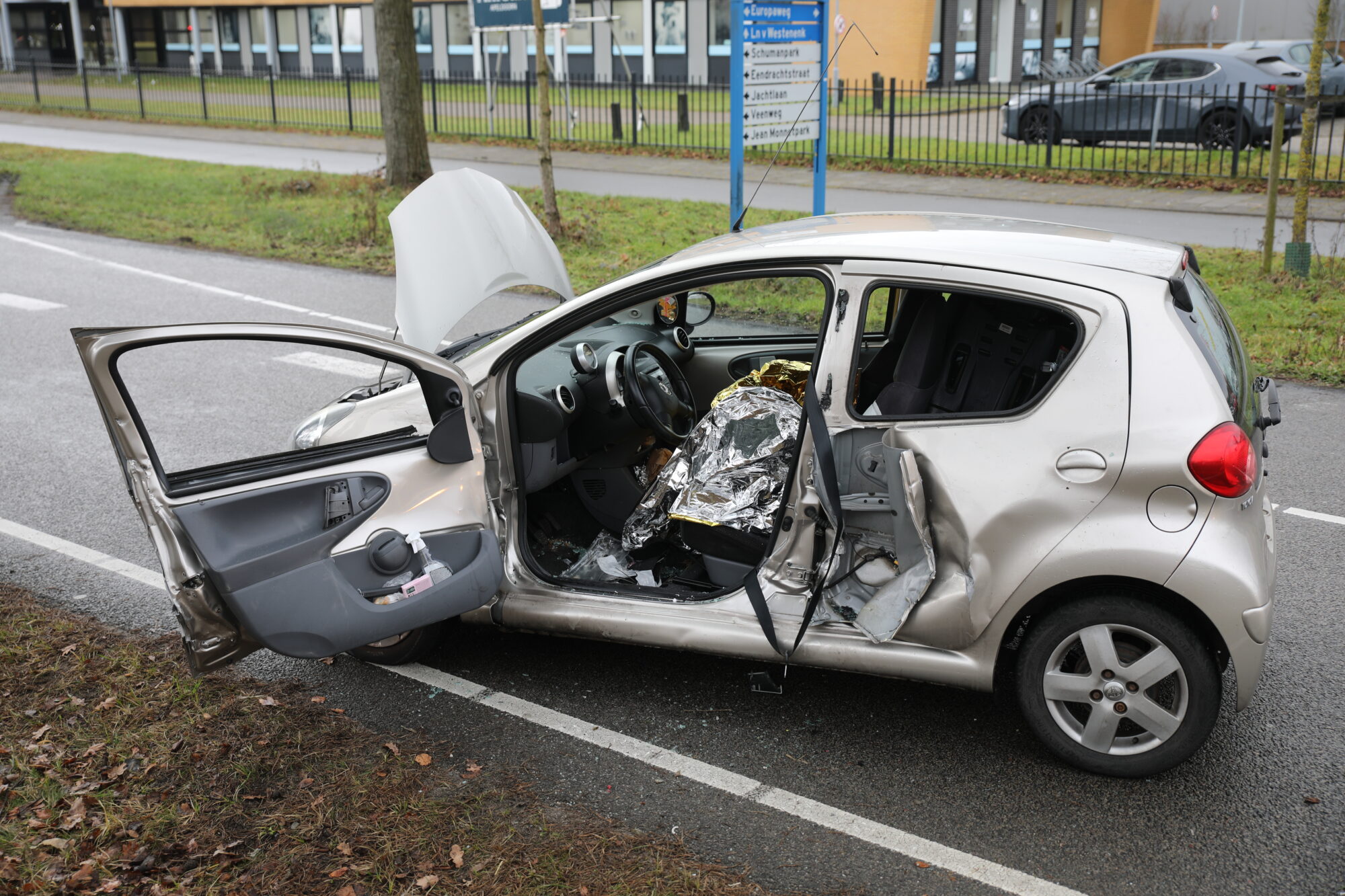 Automobilist gewond na ongeluk in Apeldoorn