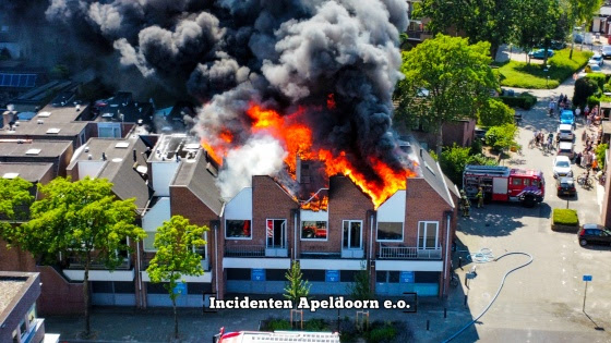 Zeer grote brand in Apeldoorn