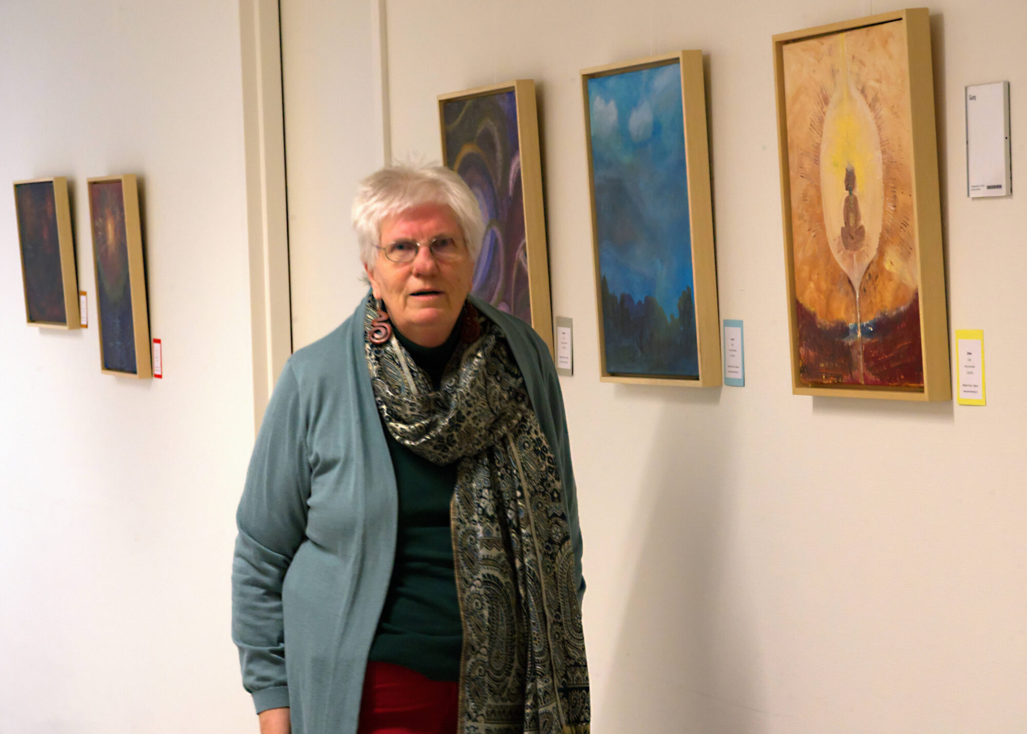 Kleurrijke werken in ziekenhuis