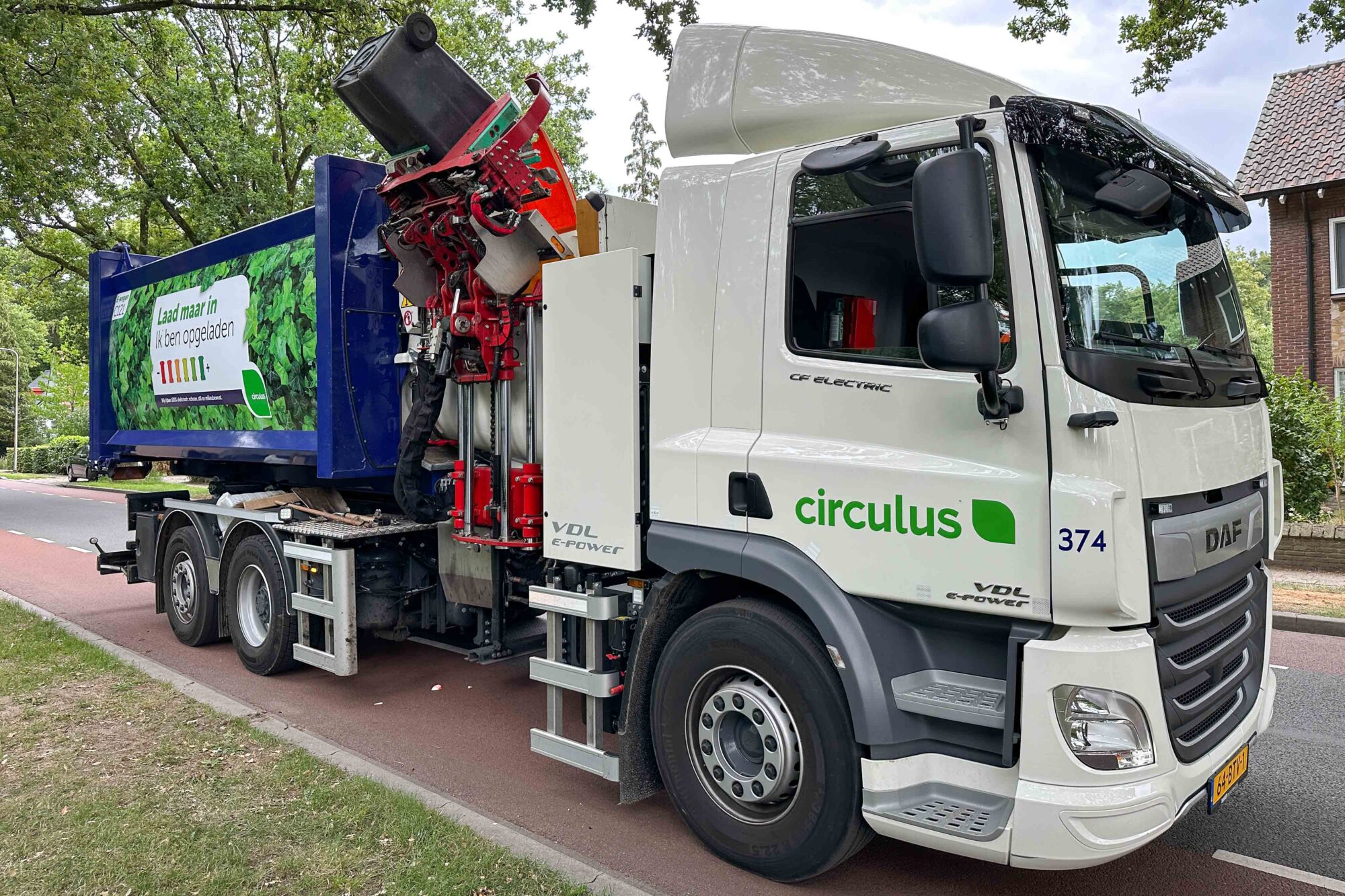 Eerste elektrische inzamelwagens rijden in Deventer